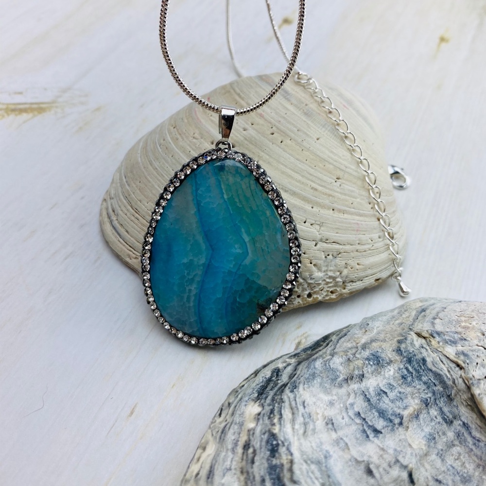 🐬Beautiful Pendent Larimar 🐳 - Picture 7 of 11